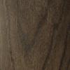 Close-up of rich, dark brown wooden finish texture for Murphy Door® hidden doors with natural grain patterns.