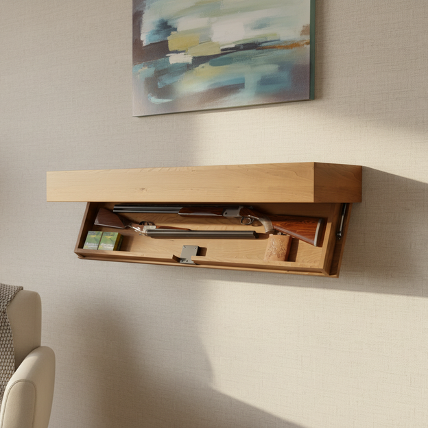 56" Murphy Shelf w/ Secret Drop Down Compartment