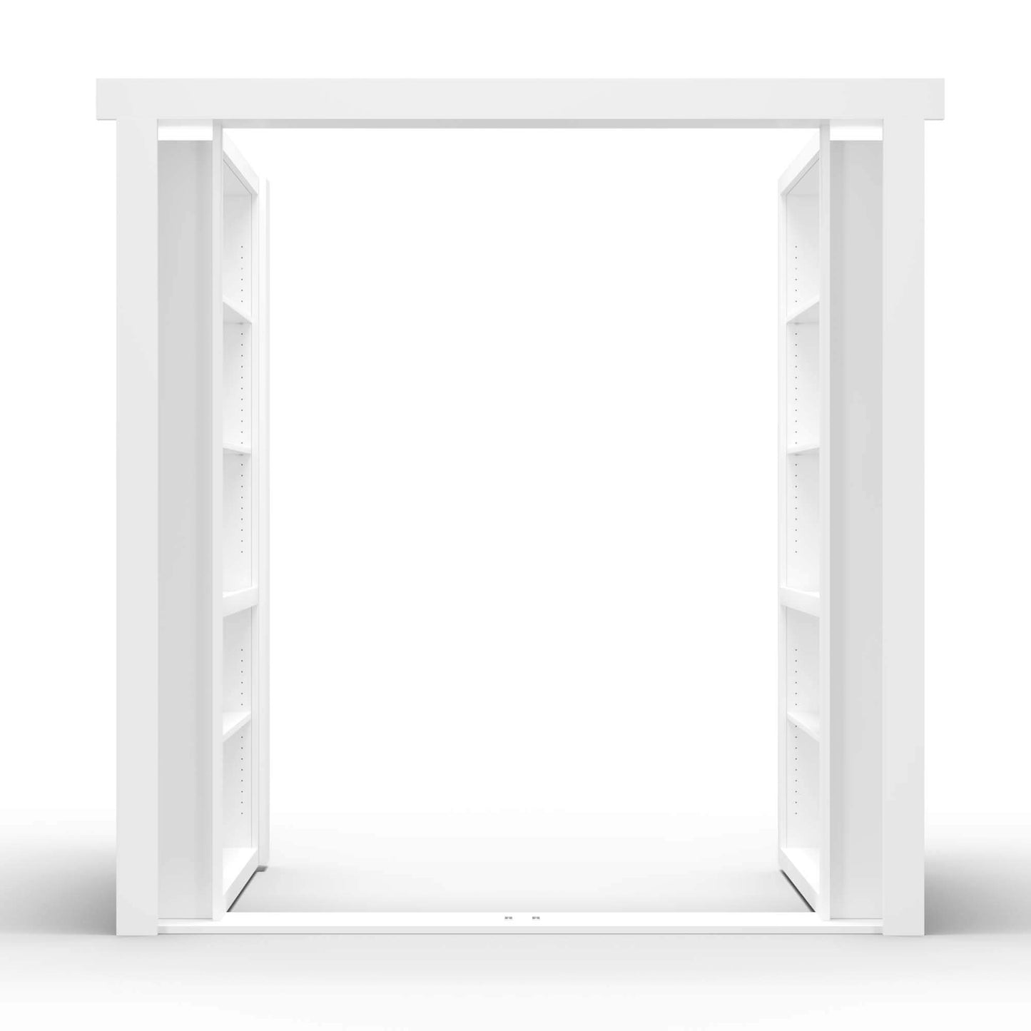 Hidden French Door Paint Grade - Murphy Door