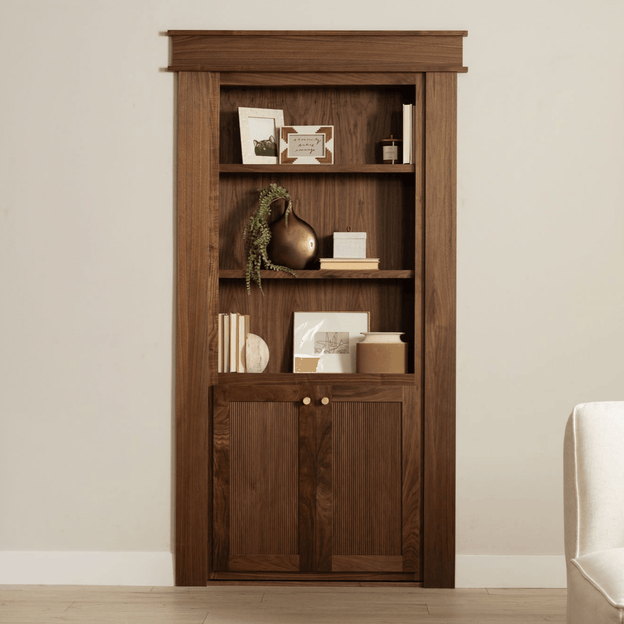 Mid-Century Murphy Door (Reeded Cabinets)