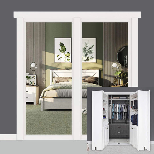 Mirror Closet French Door