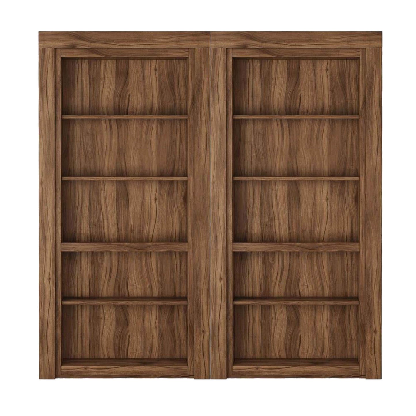 Traditional Double Bookcase - Murphy Door