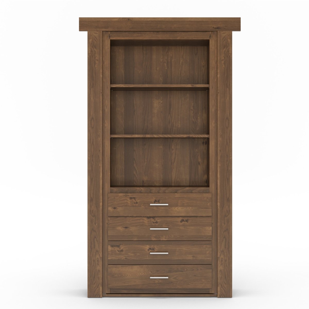 Hidden Flush Mount Knotty Alder Dresser Door - Murphy Door, Inc.