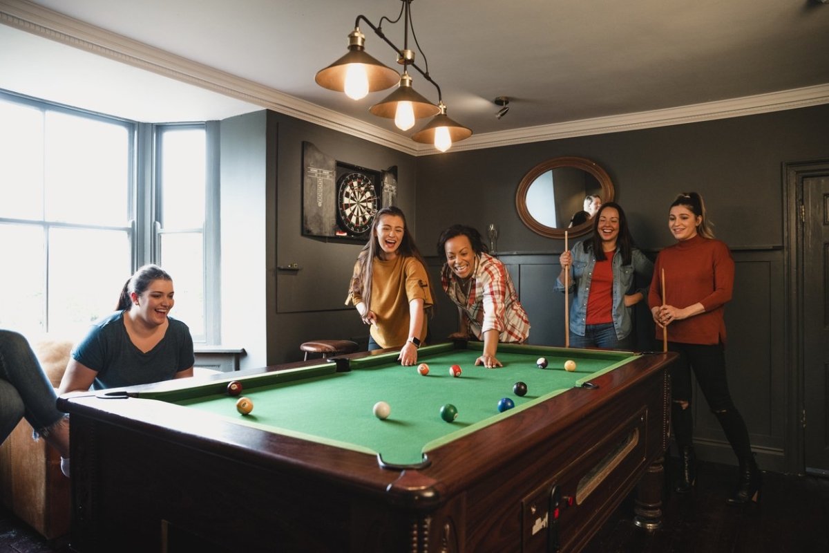 7 Smart Ways to Fit a Pool Table at Home – Murphy Door®