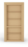 Traditional Single Bookcase - Murphy Door