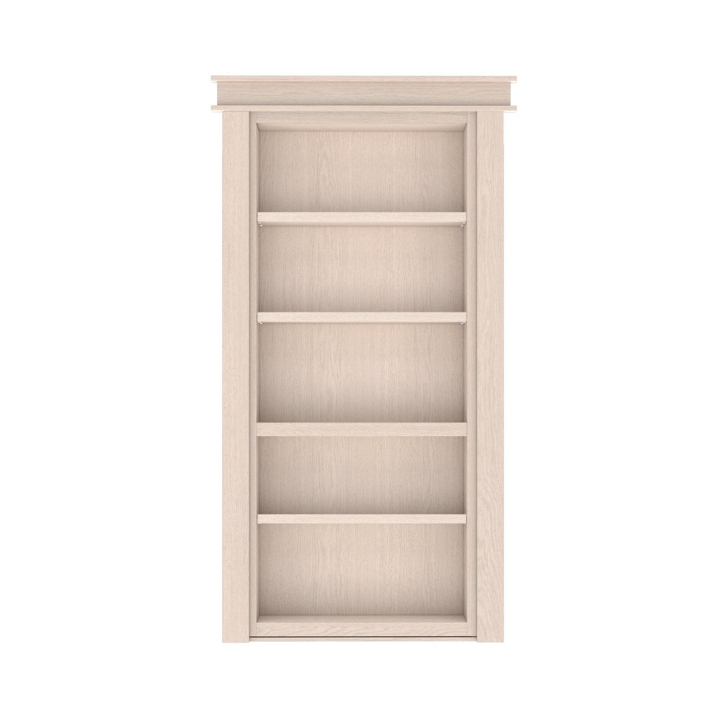 Hidden Murphy Door - White Oak - Thick Shelves - AUTOMATIC - Murphy Door