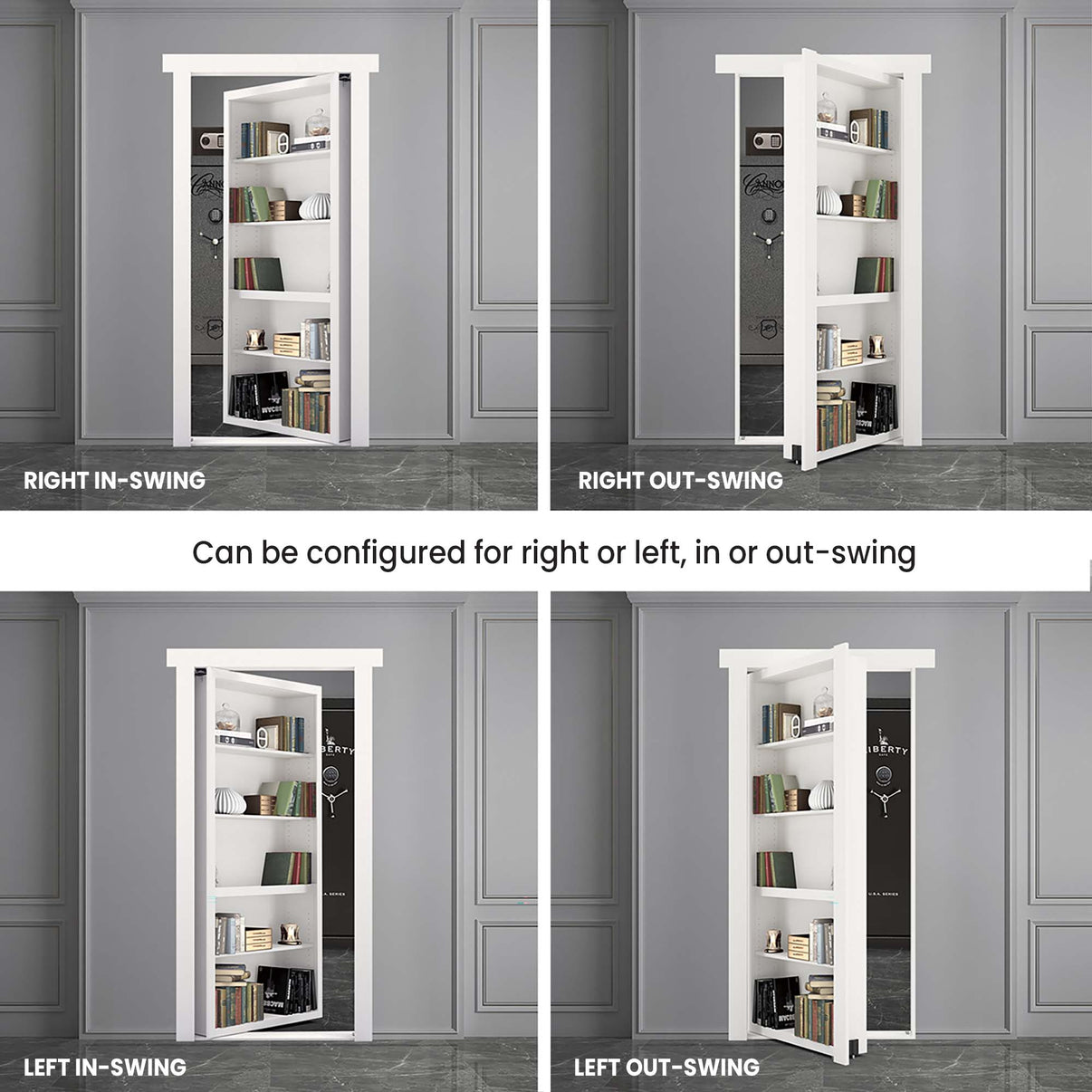 Hidden Door Hardware Kit Hidden Door Hinge Murphy Door Murphy Door®