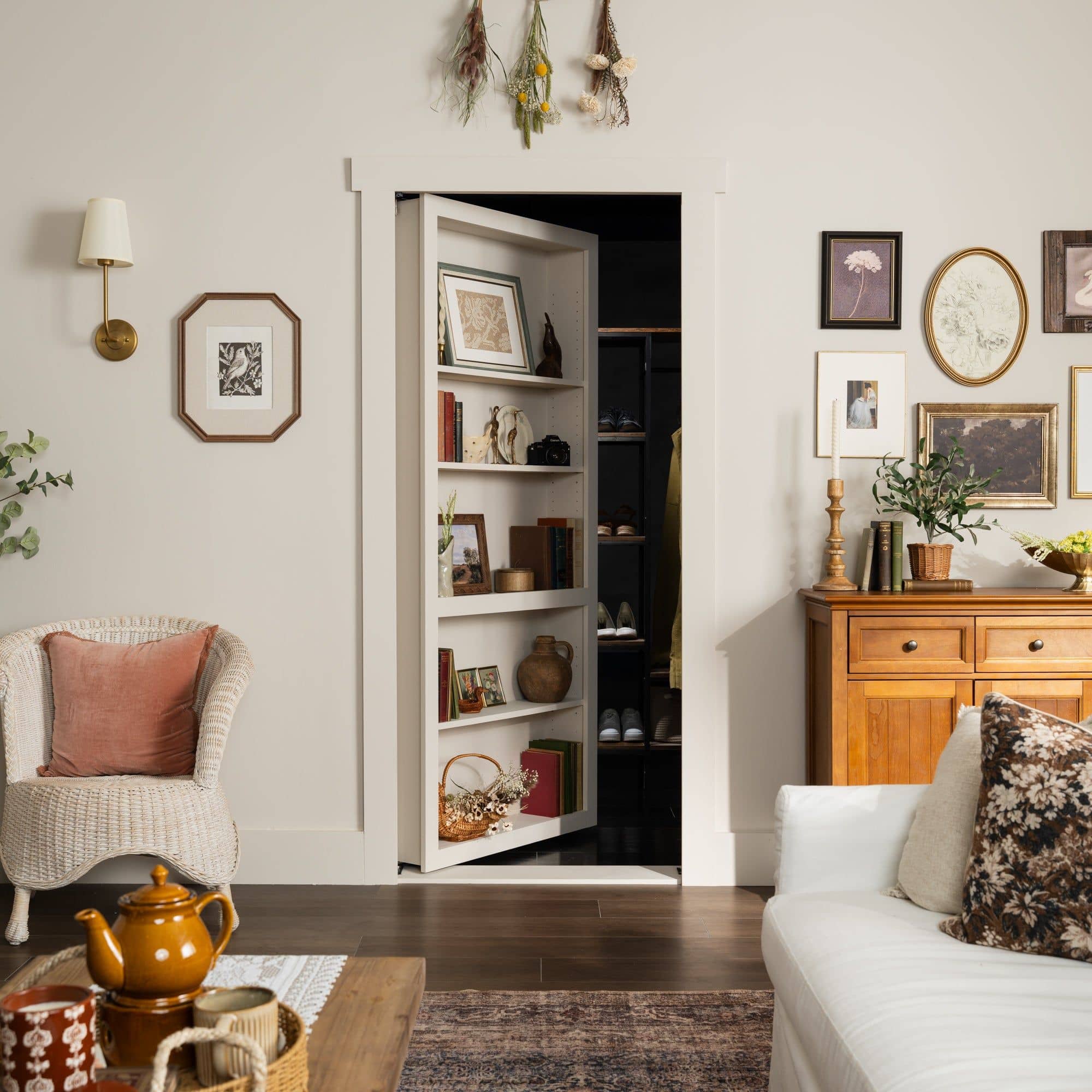 Hidden Bookcase Door - Contractor Grade | Murphy Door