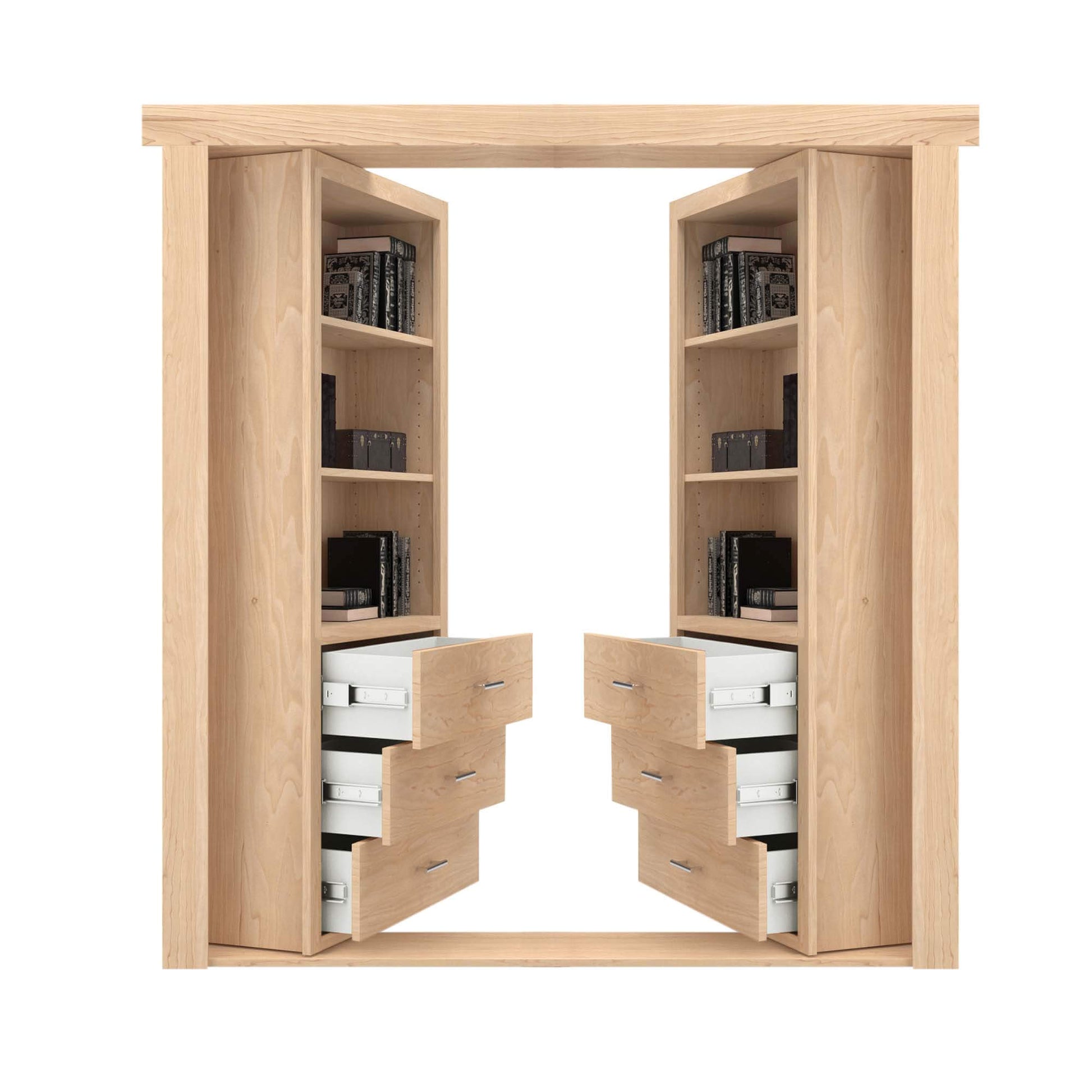 dresser for closet Dresser with Doors & Drawers - Hidden Door