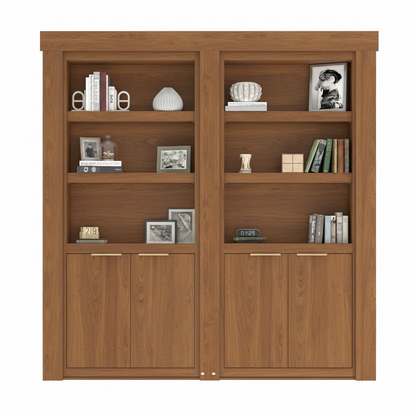 EcoCrafted French Murphy Door Bookcase