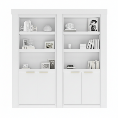 EcoCrafted French Murphy Door Bookcase
