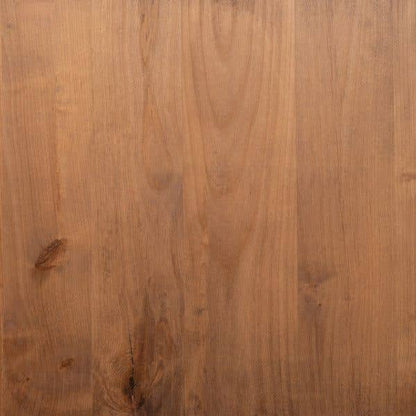 Murphy Door® Knotty Alder Veneer (Single Door) panel, warm reddish-brown wood grain with knots for Flush Mount 2.0, MD Configurator.