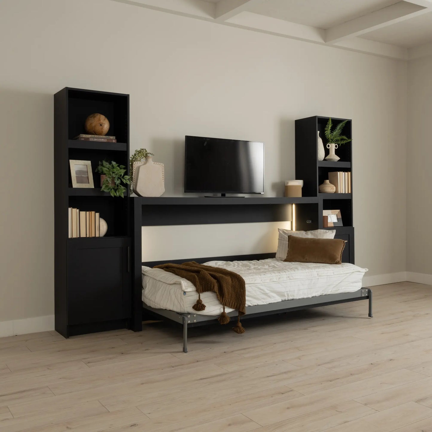 Media Console Murphy Bed with Storage – Murphy Door®