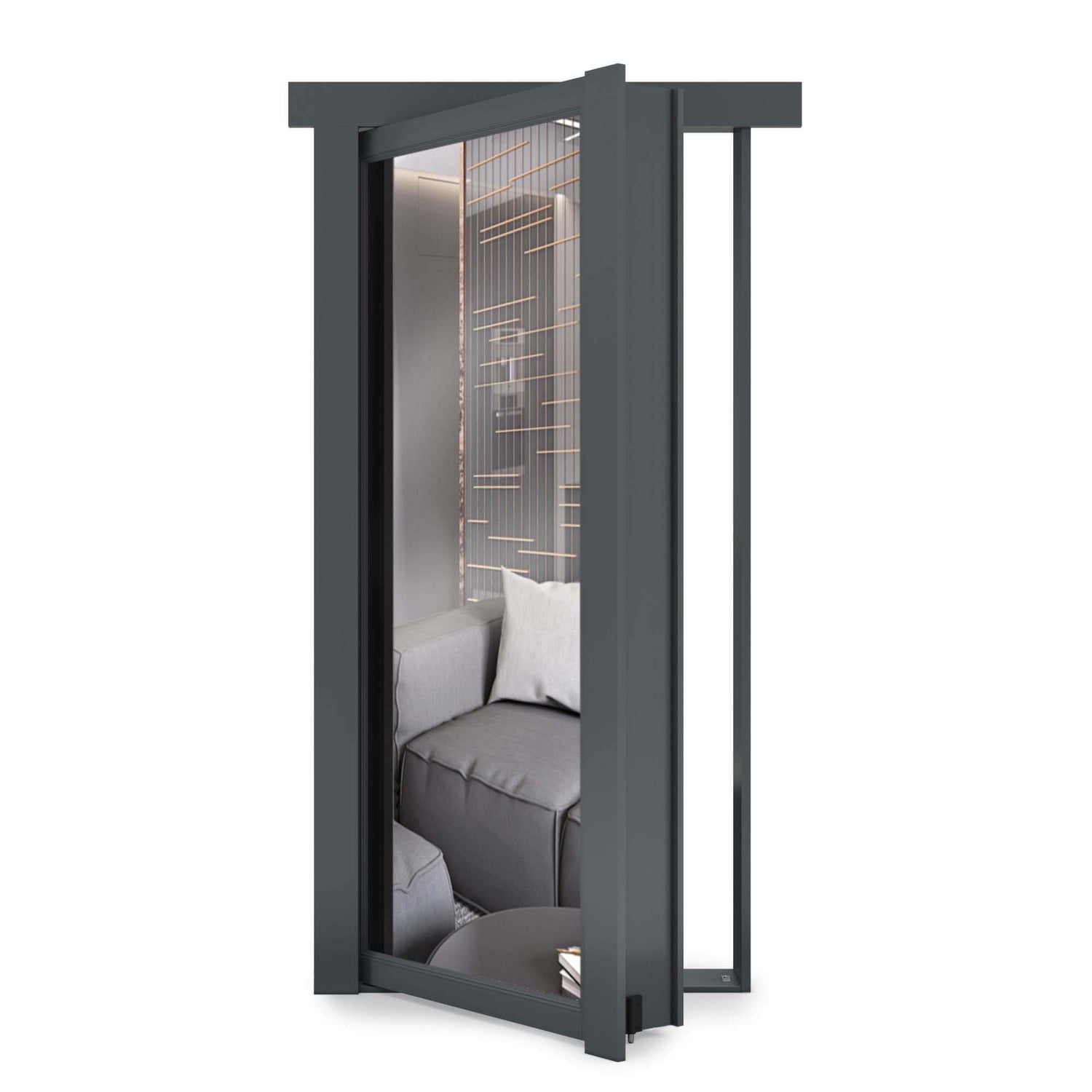 Mirror Gun Cabinet Door - Murphy Door