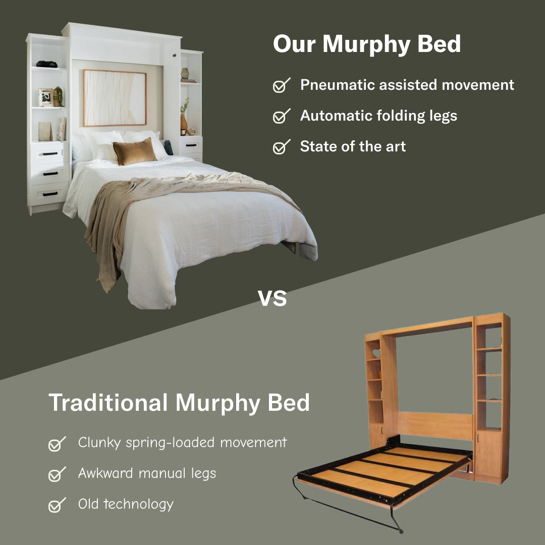 Horizontal Murphy Bed - Queen