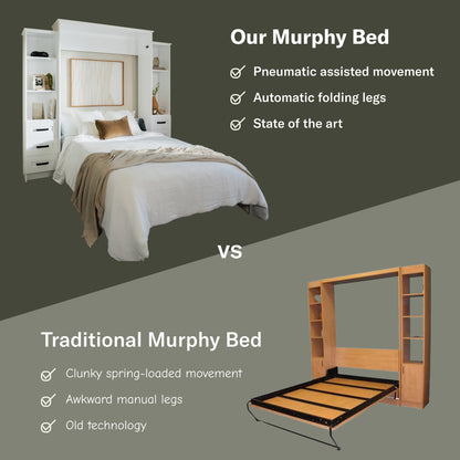 Twin XL Horizontal Murphy Bed