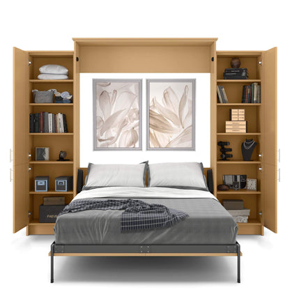 Murphy Bed Cabinet with Side Storage | Murphy Door Murphy Bed Cabinet with Side Storage | Murphy Door