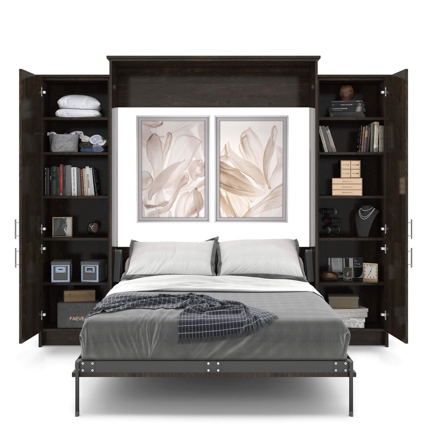 Murphy Bed - Left & Right Side Cabinets
