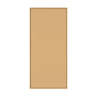 Murphy Door® Installations Services: full-length, light brown hidden door with subtle handle.