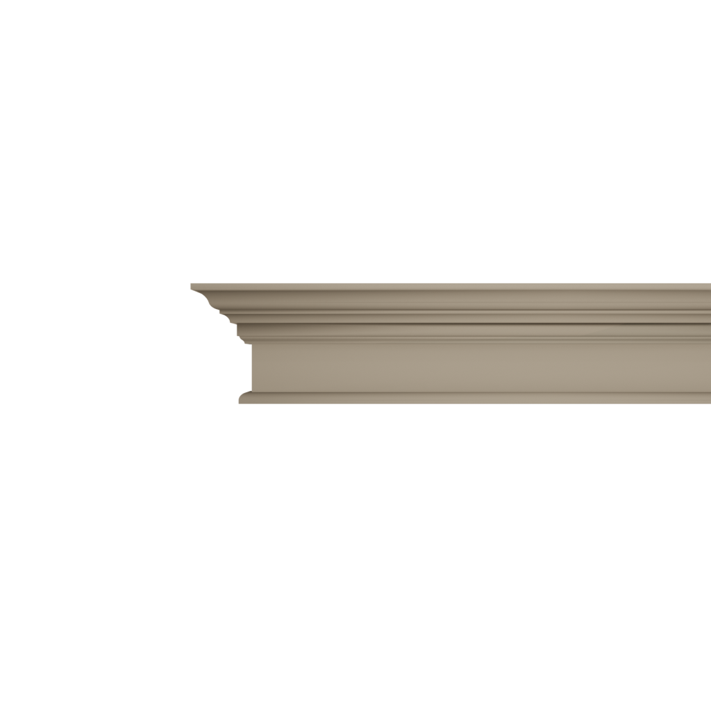 Crown Back Entablature (Paint Grade) (Single Door)