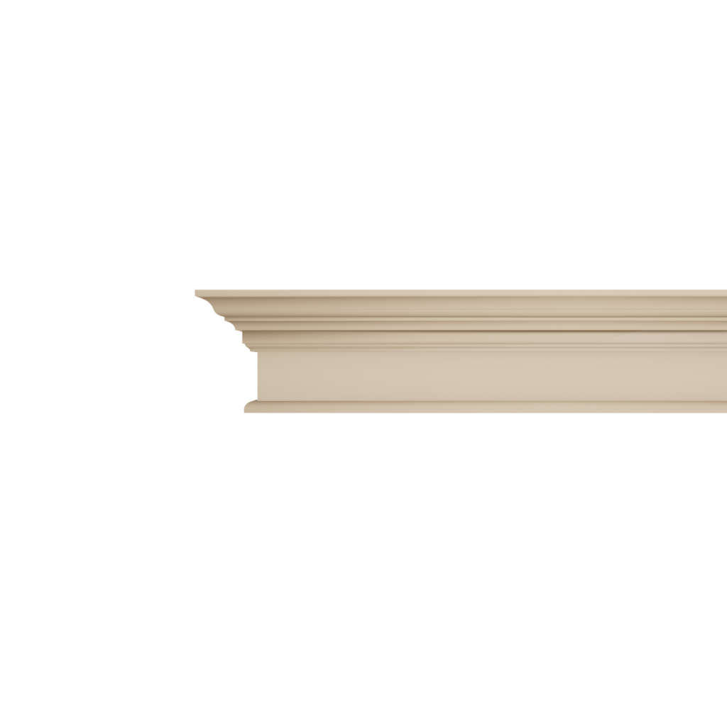 Crown Back Entablature (Paint Grade) (Single Door)