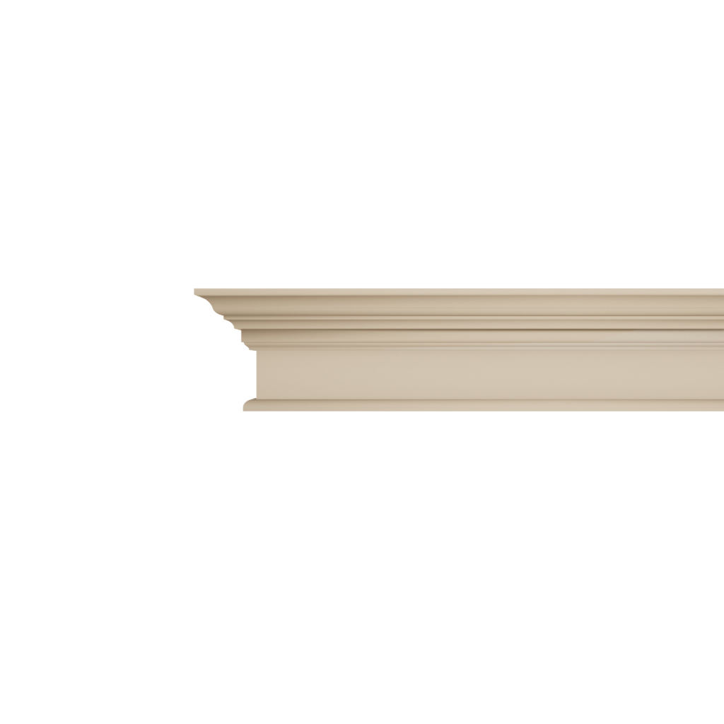Crown Back Entablature (Paint Grade) (Single Door)