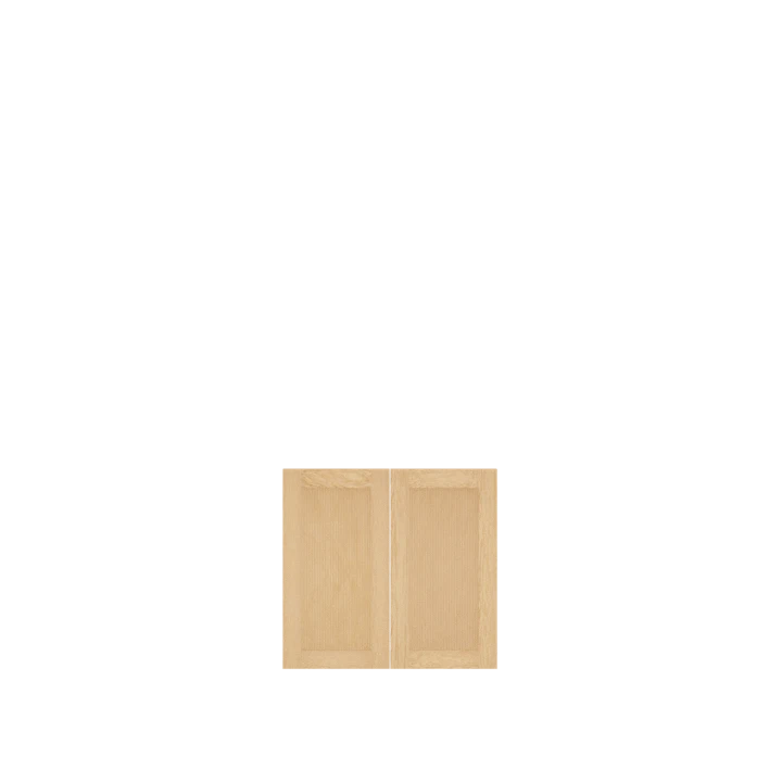 Murphy Door® light wood cabinet doors with raised panel design, featuring natural wood grain in a simple rectangular format.