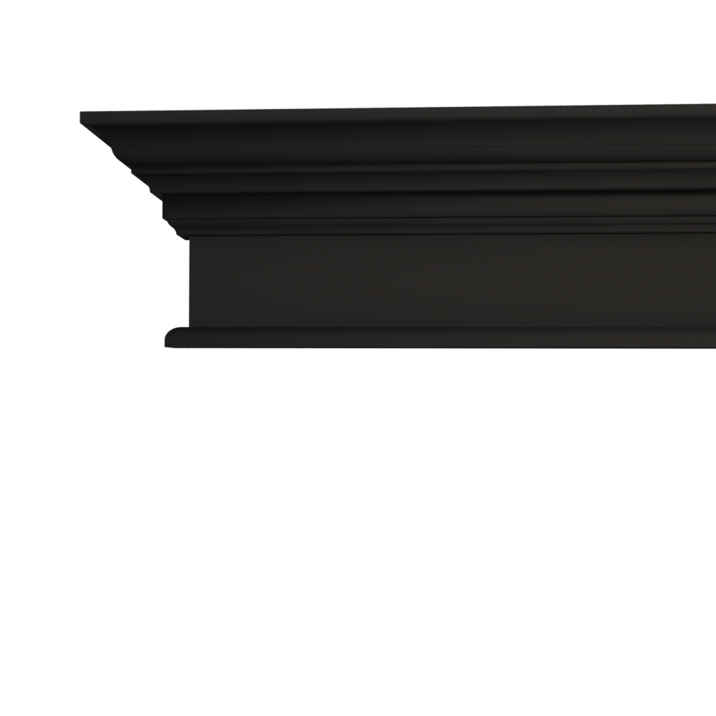 Crown Back Entablature (Paint Grade) (Single Door)