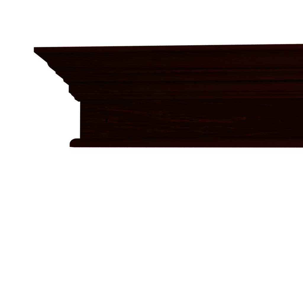 Crown Back Entablature (Veneer) (Single Door)