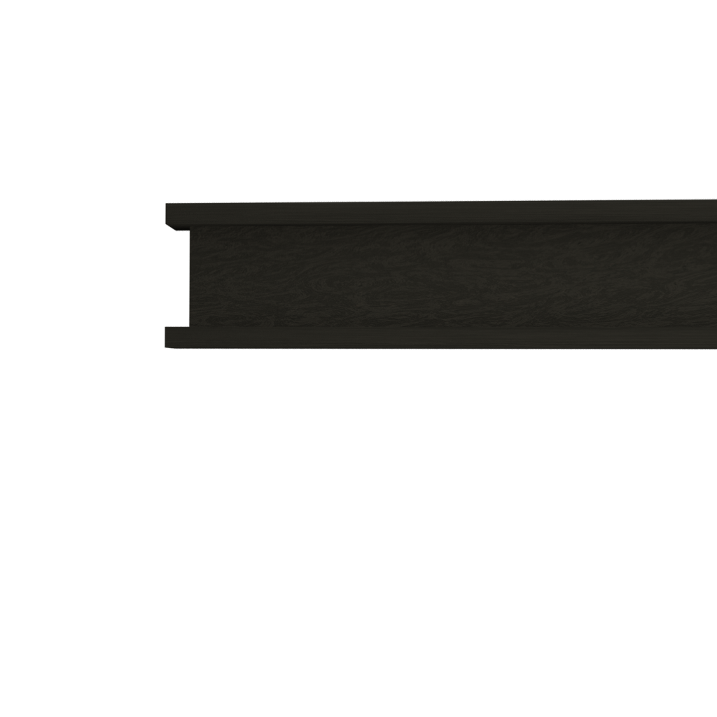 Square Back Entablature (Veneers) (Single Door)