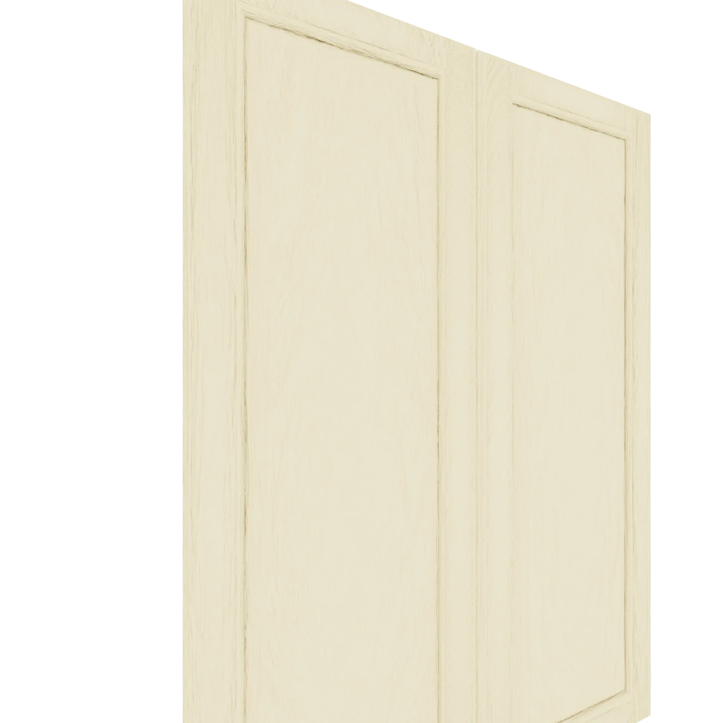 Murphy Door® Upper Raised Panel Cabinet Door (White Oak) (Single Door), cream, raised panel. Flush Mount 2.0.