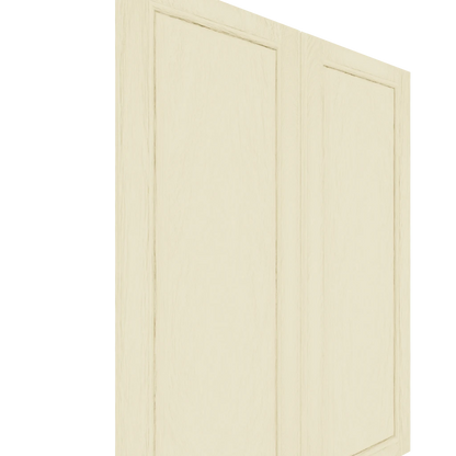 Murphy Door® Upper Raised Panel Cabinet Door (White Oak) (Single Door), cream, raised panel. Flush Mount 2.0.