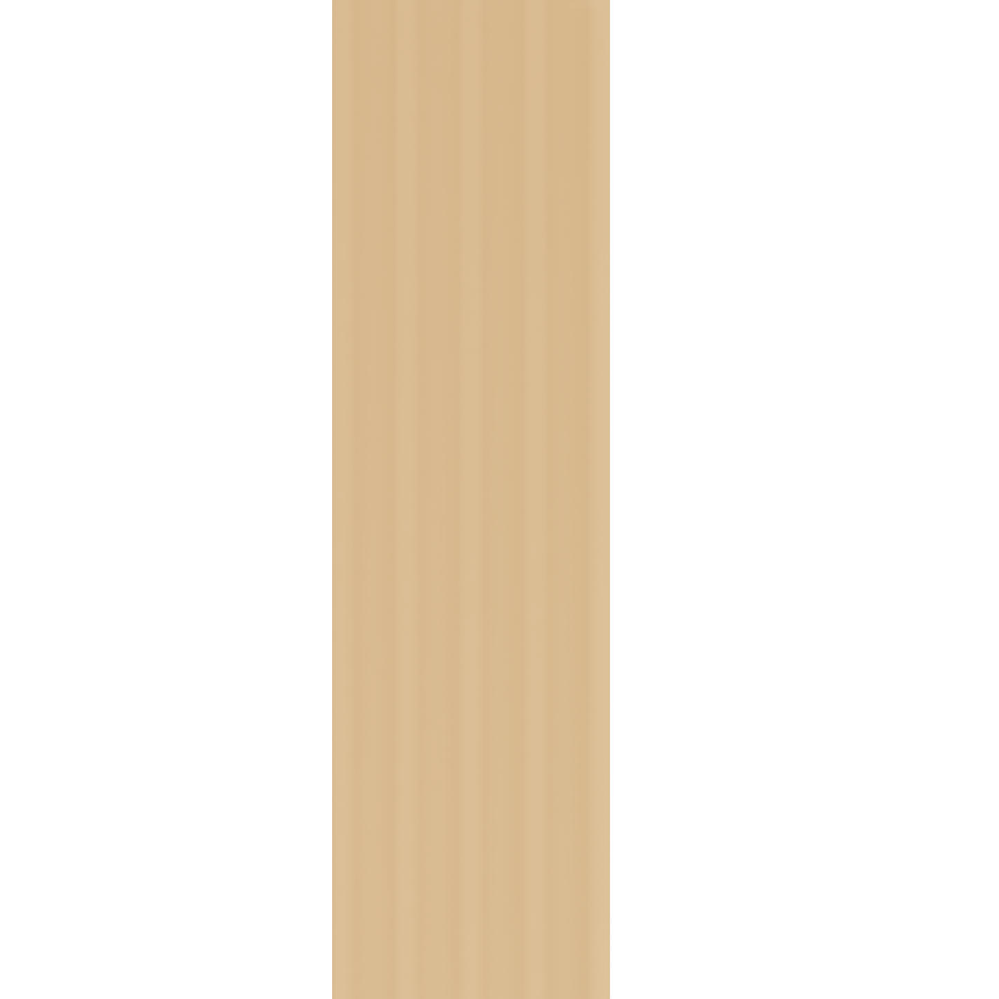 Fluted Back Casing (Paint Grade) (Single Door)