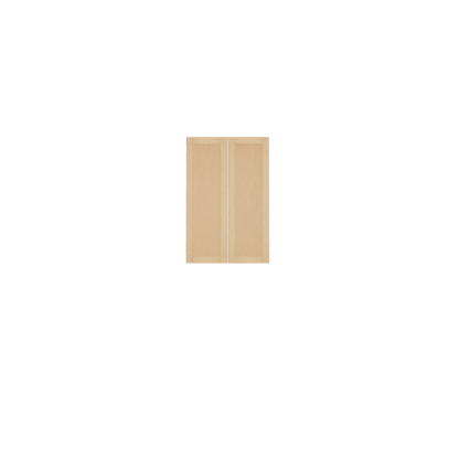 Murphy Door® Upper Inset Shaker Cabinet Door (White Oak) (Single Door), Flush Mount 2.0. Light wood, shaker style.