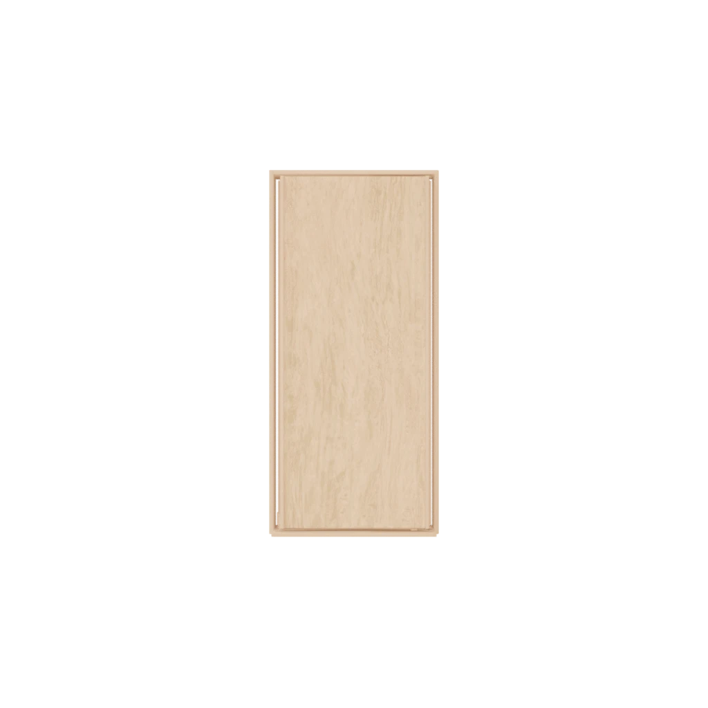 Murphy Door® TFL (Single Door) in light wood grain, a Flush Mount 2.0 single door, configurable via MD Configurator.