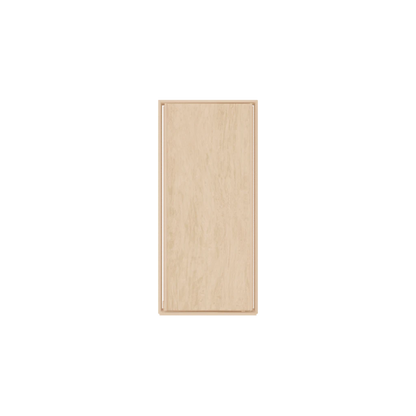 Murphy Door® TFL (Single Door) in light wood grain, a Flush Mount 2.0 single door, configurable via MD Configurator.