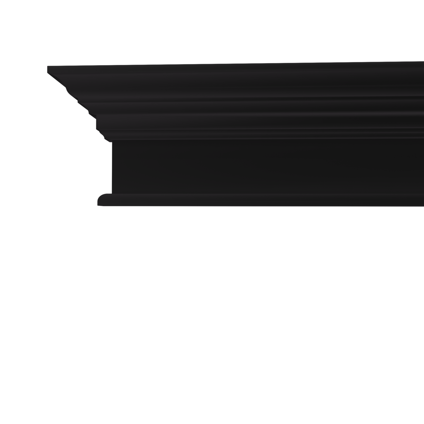 Crown Front Entablature (Paint Grade) (Single Door)