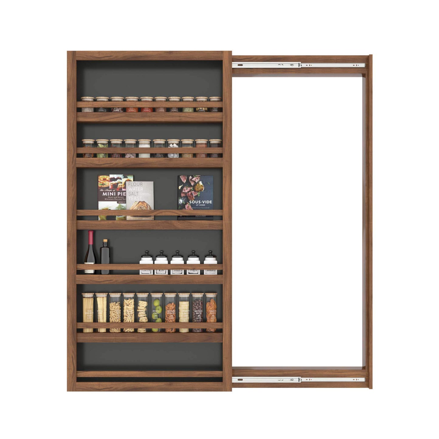 Slideaway Murphy Bookcase