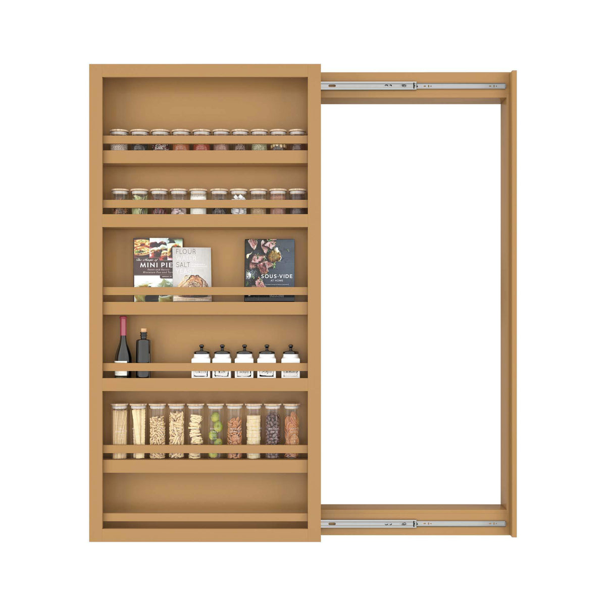 Slideaway Murphy Door Bookcase – Murphy Door®