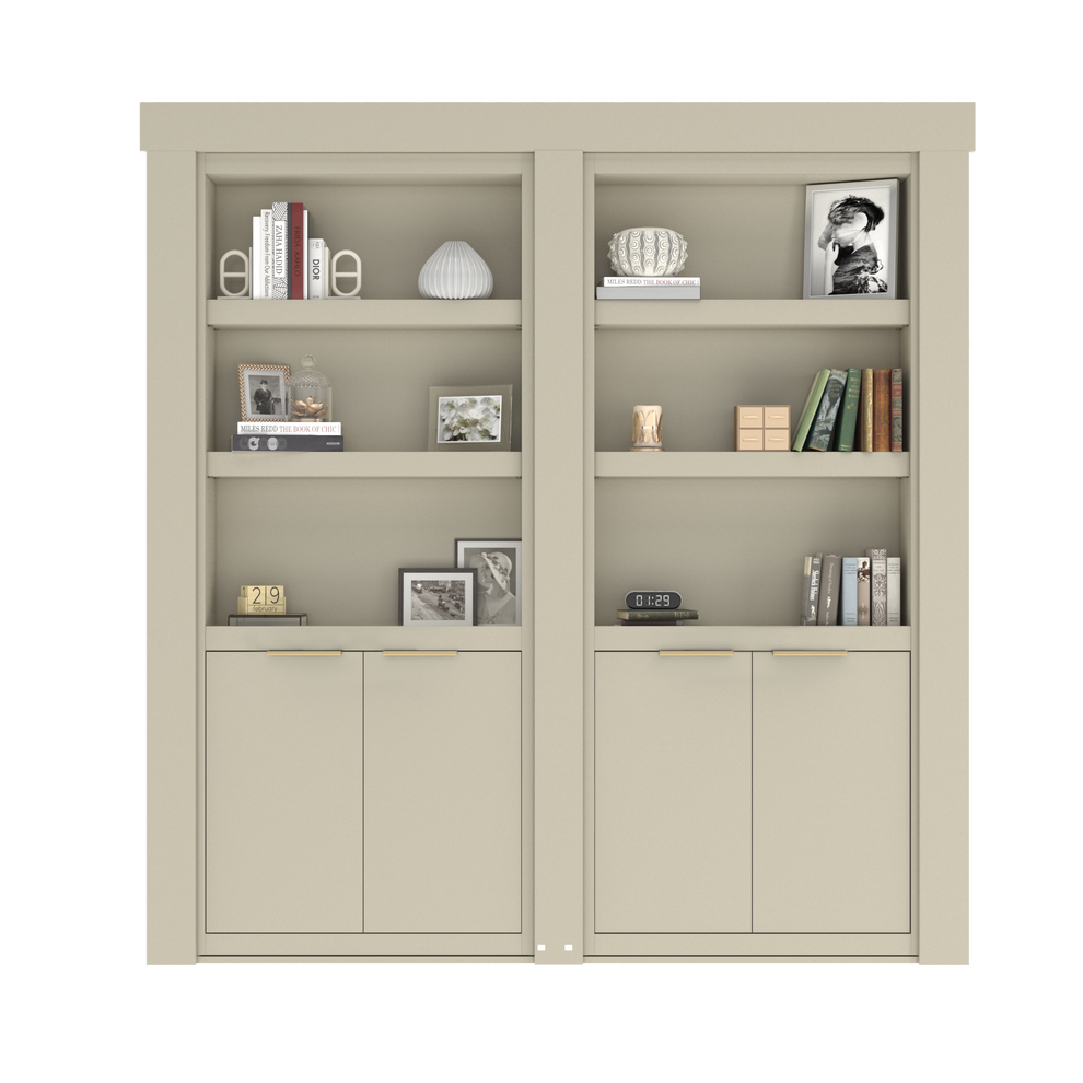 EcoCrafted French Murphy Door Bookcase