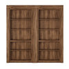 Traditional Double Bookcase - Murphy Door