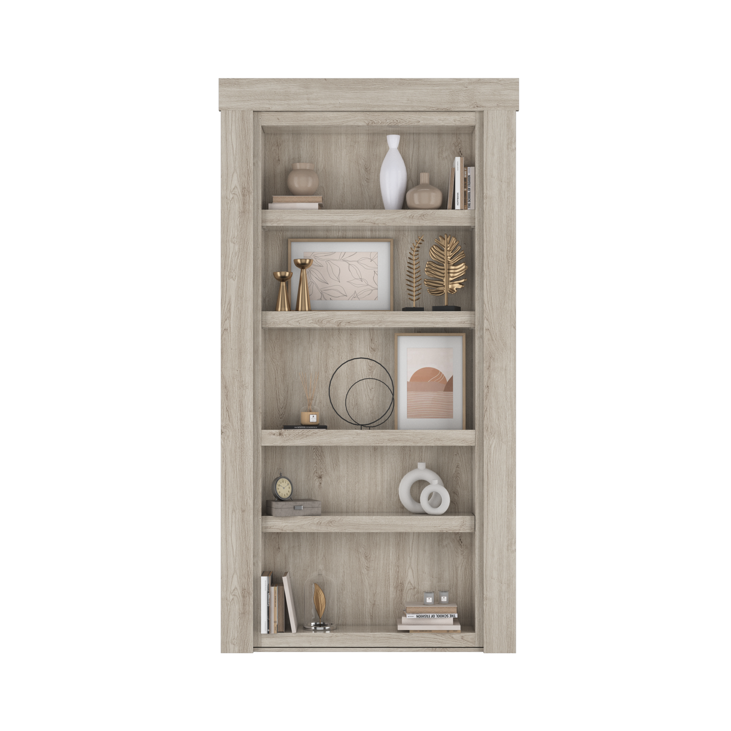 EcoCrafted Autoswing Murphy Door Bookcase