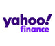Purple Yahoo! Finance logo with 'Yahoo!' in large text and 'finance' below on a white background.