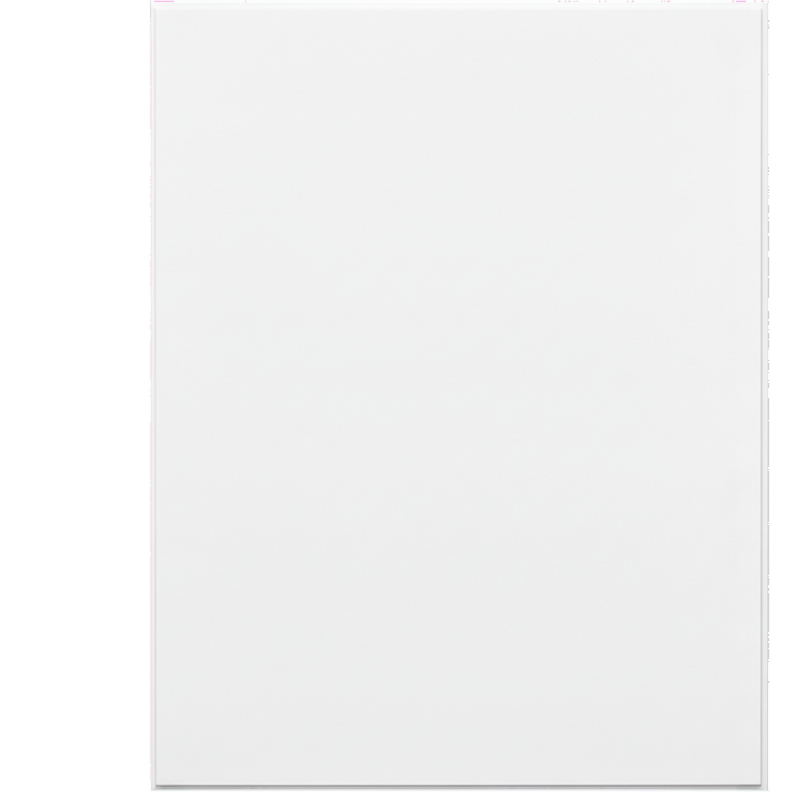 Murphy Door® Flat Backing (Paint Grade) (Single Door) in white, a Flush Mount 2.0 MD Configurator single door panel.