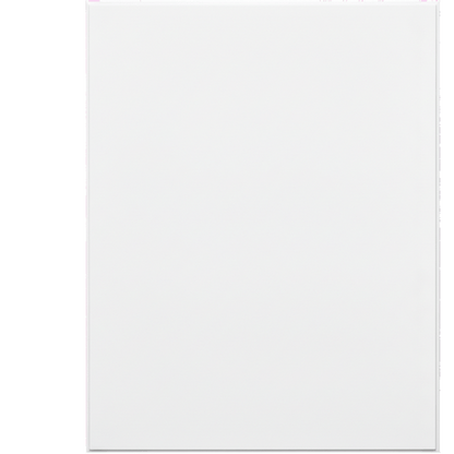 Murphy Door® Flat Backing (Paint Grade) (Single Door) in white, a Flush Mount 2.0 MD Configurator single door panel.