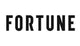 Black, bold, uppercase "FORTUNE" text on a white background.