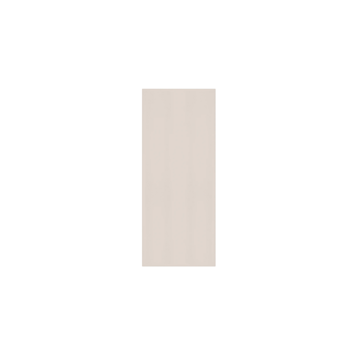 Light beige, rectangular, flat panel Murphy Door® for a seamless hidden door or wall.