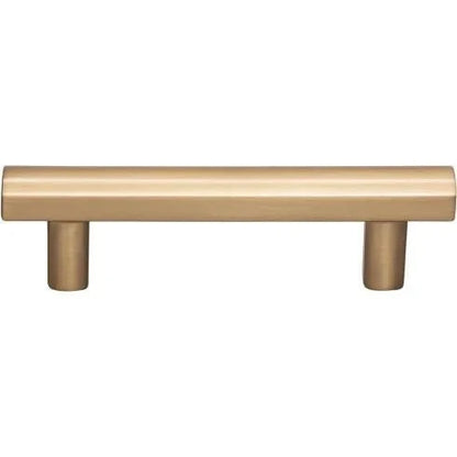 Murphy Door® brushed brass hexagonal bar cabinet pull.