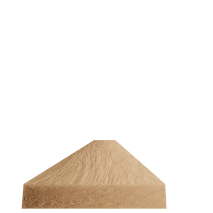 Light brown, textured pile of wood shavings for Murphy Door® custom wood products.
