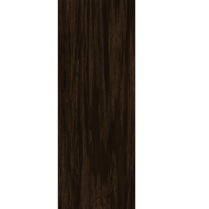 Murphy Door® dark brown wood panel with natural, prominent vertical grain.